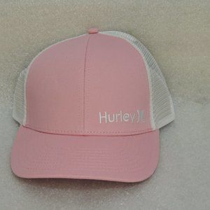 Hurley Pink/White Trucker Hat - NWT